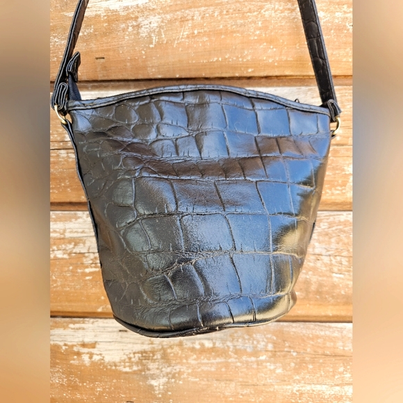 Vintage RARE 1980'S Textured Faux Leather Quilted Patch Leopard Crossbody Purse - Picture 12 of 16